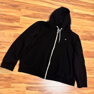 Tommy Hilfiger | Black Zip Up Logo Hoodie